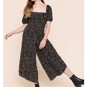 Francesca's Elora Animal Print Jumpsuit